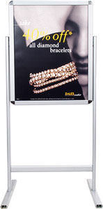 Snap Frame Dual Sided Floor Sign Holder