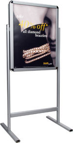 Snap Frame Dual Sided Floor Sign Holder
