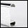 polished-silver-SwingFrame-Decor-Edge-Lit-LED-Lightbox-Metal-Round-Top