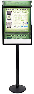 Top Loader Floor Sign Holder