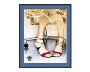 Beveled Style Top or Side Loader Poster Frame with Matboard