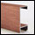 Dark Bronze - SwingFrame Decor Edge-Lit T-4 Lightbox - Metal - Flat Top Frame Finish