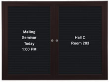 Outdoor Multiple Door Letter Board Swing Cases