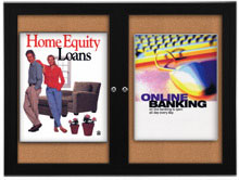 Outdoor Multiple Door Poster Swing Cases 