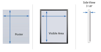 Outdoor Display Cases, for Posters, Menus, Letter Boards, Directories