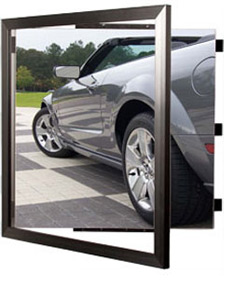 Carbon Steel Poster SwingFrame, Swing Open, fast Change Display Frames