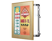 Edge-Lit Wall Mount T-4 SwingFrame Lightboxes