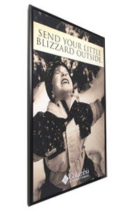 Large Format Poster SwingFrame, Swing Open, Display Frame - to 48"x96"