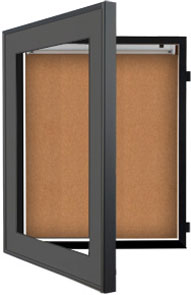 Designer Metal Bulletin Board SwingFrame with Lights