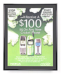 Designer Metal SwingFrame Lightbox