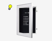 Designer Metal Letter Board SwingFrame with Lights