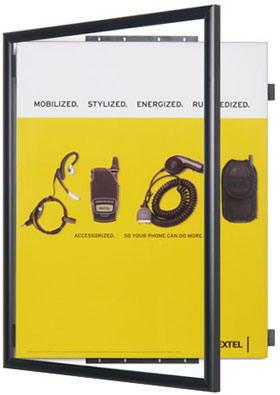 Wide-Face Metal Poster Display Frame