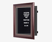 Designer Wood 353 Changeable Letterboard SwingFrames