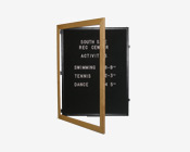 Wide Wood Letter Board SwingFrame