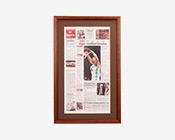 Wood Newspaper SwingFrame