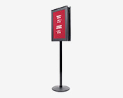 Dual Sided Metal Letterboard SwingStand