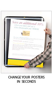 SwingSnaps Mitered Corners Front Loading Poster Frames