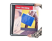 Tamper Resistant Security Snap Frames with Mitered Corners