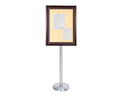 Wood Cork Board Floor Stand
