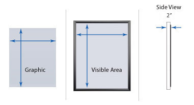 LED Edgelit Light Box Displays: LED Lightboxes Built by SwingFrame Mfg. Swing Open, Front Loading Illuminated Slim Edgelit LED Displays For Posters, Advertising, Graphics and Signs