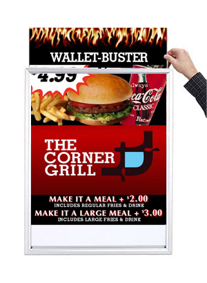 Top / Side Loader Poster Frames